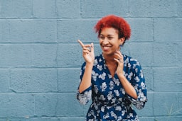 Portrait of Lia, slots fan from Manchester